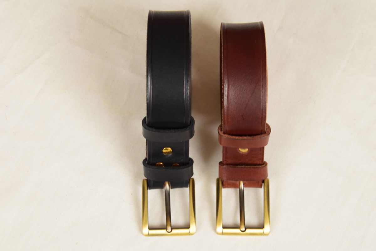 Ceinture cuir fabrication artisanale personnalisée