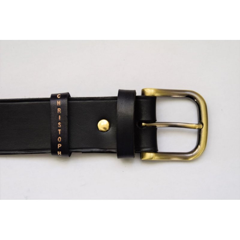 Ceinture cuir artisanal 4 cm